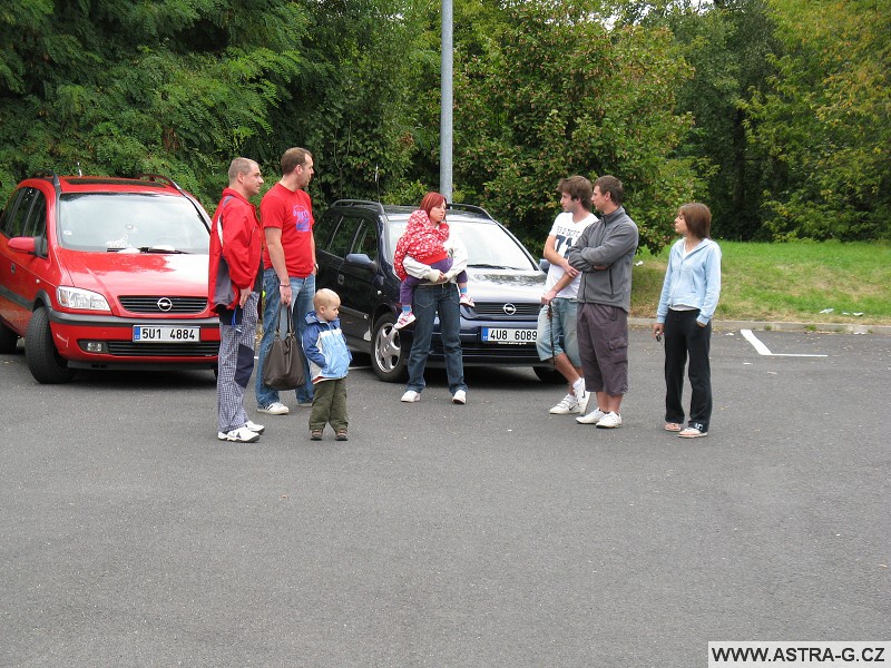 Opel Astra minisraz Usti nad Labem 13.9.2009