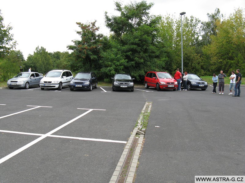 Opel Astra minisraz Usti nad Labem 13.9.2009