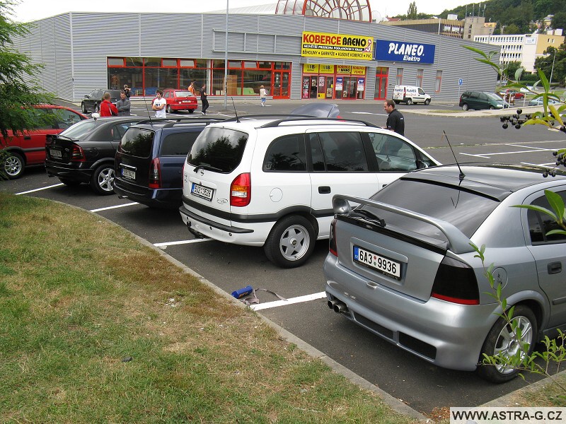 Opel Astra minisraz Usti nad Labem 13.9.2009